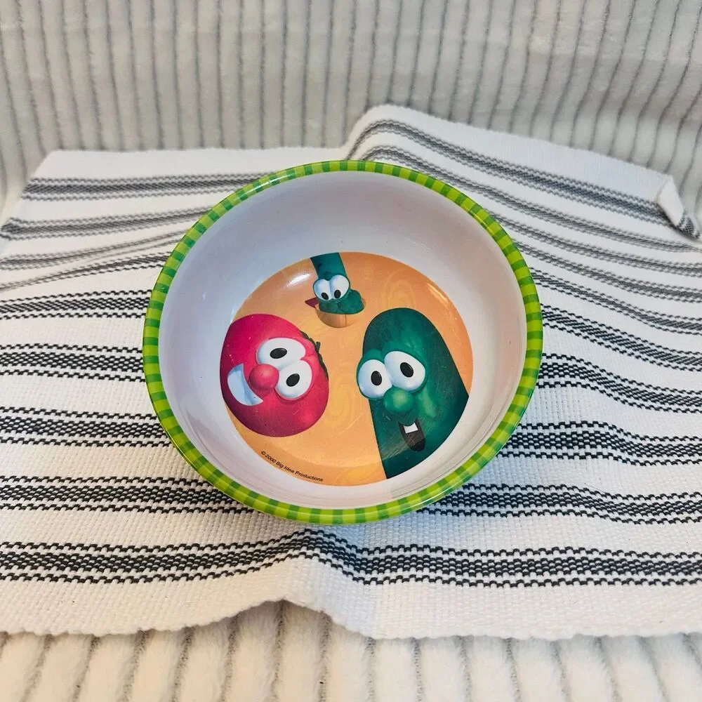 Vintage Zak VeggieTales Bowl